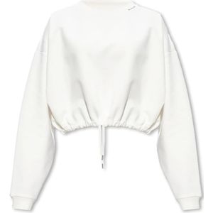 Marni, Oversized sweatshirt Wit, Dames, Maat:S