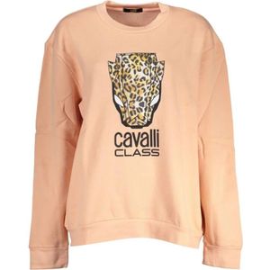 Cavalli Class, Sweatshirts & Hoodies, Dames, Roze, 2Xl, Sweatshirts