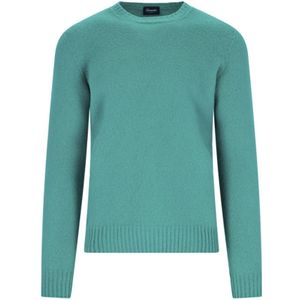 Drumohr, Truien, Heren, Groen, M, Wol, Groene Sweaters voor Heren