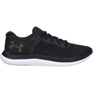 Under Armour, Sport, Heren, Zwart, 44 EU, Sneakers opgeladen bries