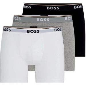 Hugo Boss, Ondergoed, Heren, Veelkleurig, XL, Katoen, 3-Pack Logo Boxershorts