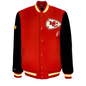 Mitchell & Ness, NFL Team Legacy Varsity Jacket Rood, Heren, Maat:S