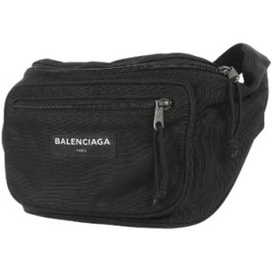 Balenciaga Vintage, Pre-owned Nylon balenciaga-bags Zwart, Dames, Maat:ONE Size