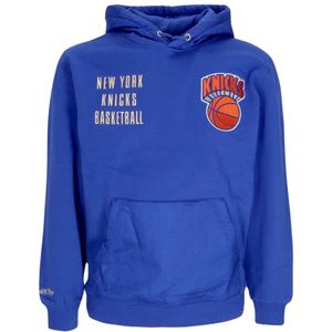 Mitchell & Ness, Sweatshirts & Hoodies, Heren, Blauw, L, Vintage NBA Team Fleece Hoodie