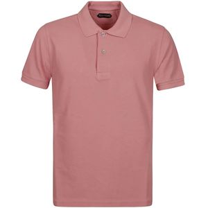 Tom Ford, Tops, Heren, Roze, XL, Katoen, Polo Shirts