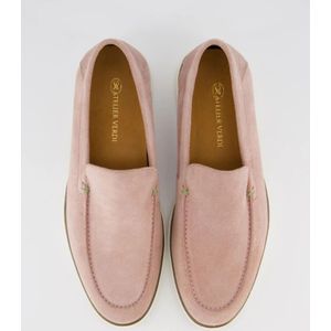 Atelier Verdi, Schoenen, Heren, Roze, 42 EU, Nude Loafer voor Heren