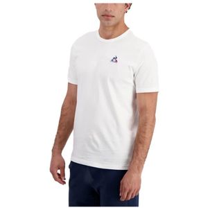 le coq sportif, Tops, Heren, Wit, L, Essential Tee Shirt