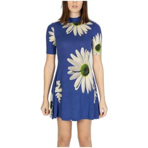 Desigual, Short Kleedjes Blauw, Dames, Maat:M