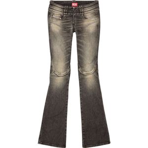 Diesel, Bootcut and Flare Jeans - Belthy Grijs, Dames, Maat:W28