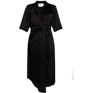 Nanushka, Asymmetrische kleding Zwart, Dames, Maat:XS