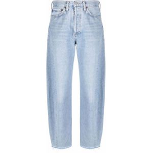 Agolde, Jeans, Dames, Blauw, W28, Katoen, Loose-fit Jeans
