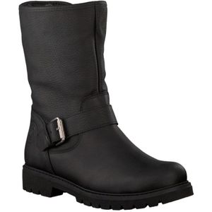 Panama Jack, Schoenen, Dames, Zwart, 37 EU, Leer, Dames Biker Boots Singapur