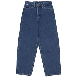 Element, Jeans, Heren, Blauw, W33, Loszittende Streetwear Jeans