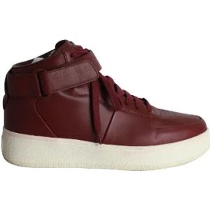 Celine Vintage, Pre-owned, Dames, Rood, 38 EU, Leer, Pre-owned Leather sneakers