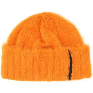 Ader Error, Accessoires, Heren, Oranje, ONE Size, Oranje alpaca blend rivington beanie hoed