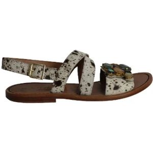 Marni Pre-owned, Pre-owned, Dames, Wit, 38 EU, Pre-owned Cotton sandals