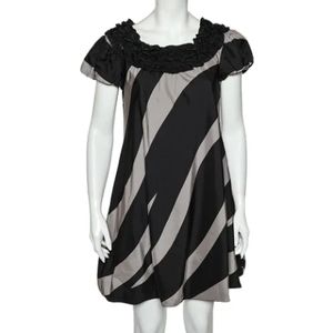 Moschino Pre-Owned, Pre-owned Silk dresses Zwart, Dames, Maat:M