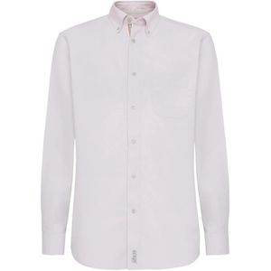 Boggi Milano, Overhemden, Heren, Roze, 2Xl, Katoen, Regular Fit Biologisch Oxford Katoenen Overhemd