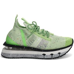 Barracuda, Groene Hardloopschoen met Multicolor Zool Groen, Dames, Maat:38 EU