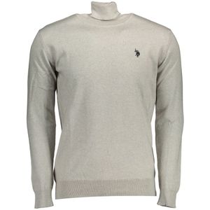 U.s. Polo Assn., Casual Sweater voor Heren - Grijs, Diverse Maten Grijs, Heren, Maat:L