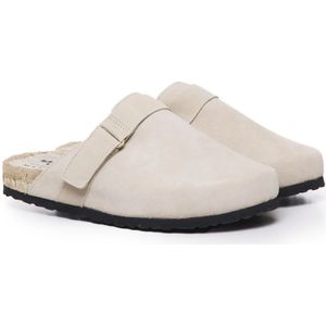 Manebí, Schoenen, Dames, Beige, 39 EU, Suède, Champagne Beige Suède Sandalen