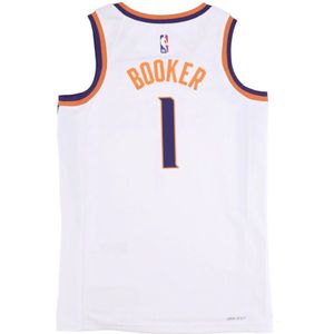 Nike, Sport, Heren, Wit, M, Polyester, Devin Booker Swingman Tank Top