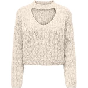 Only, Henrietta Gebreide Trui Beige, Dames, Maat:S