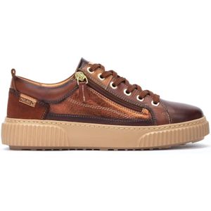 Pikolinos, Schoenen, Dames, Bruin, 38 EU, Riells Bruine Sneaker