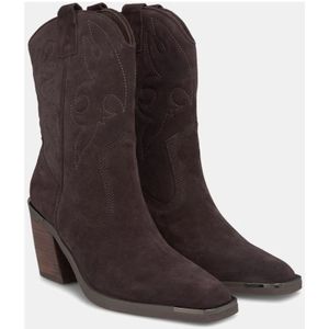 Alma EN Pena, Schoenen, Dames, Bruin, 41 EU, Leer, Square Toe Cowboy Boot