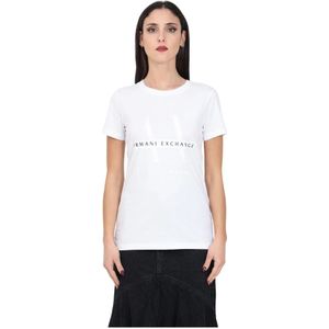 Armani Exchange, T-Shirts Wit, Dames, Maat:XS