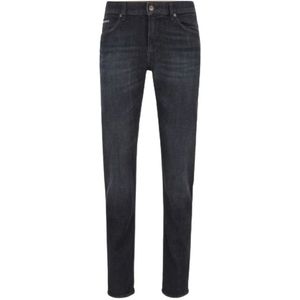 Hugo Boss, Jeans, Heren, Zwart, W33, Slimfit-jeans