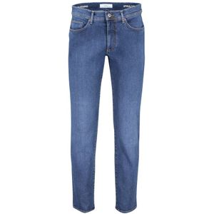 Brax, Blauwe Denim Jeans Blauw, Heren, Maat:W35 L34