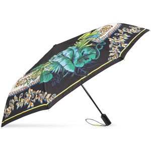 Moschino, Paraplu met logo Veelkleurig, unisex, Maat:ONE Size