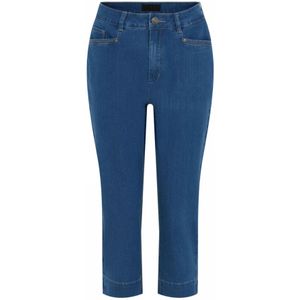 C.Ro, Jeans, Dames, Blauw, L, Denim, Zomer Cropped Jeans Vera Model