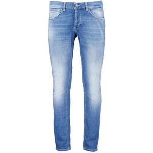 Dondup, Jeans, Heren, Blauw, W34, Denim, Slim-Fit Jeans voor de moderne man