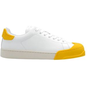 Marni, Witte en Gele Dada Sneakers Wit, Dames, Maat:40 EU
