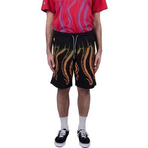 Octopus, Gradiënt sweatshirt shorts Zwart, Heren, Maat:XL