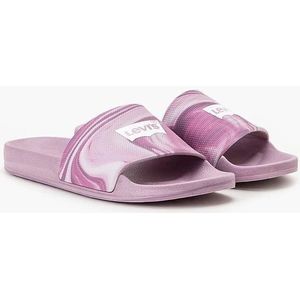 Levi's, Schoenen, Dames, Roze, 41 EU, Zwembad Slippers Lichtgewicht Comfortabel