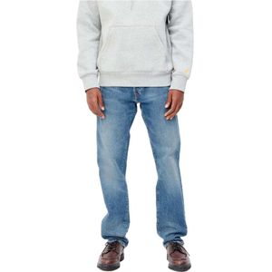 Carhartt Wip, Jeans, Heren, Blauw, W31, Klondike Lange broek