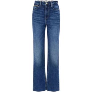 Guess, Jeans, Dames, Blauw, W26, Denim, Blauwe Denim Jeans voor Vrouwen