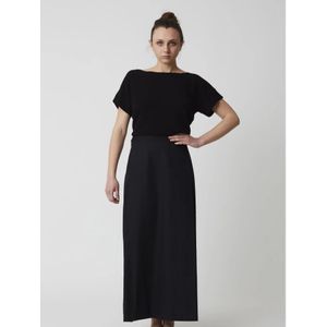 Alpha Studio, Kleedjes, Dames, Zwart, S, Jersey Rok