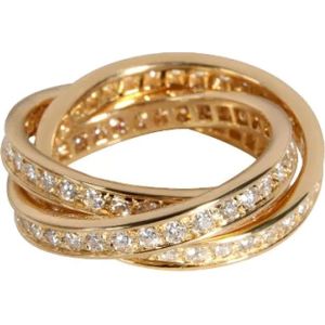 Cartier Vintage, Pre-owned, Dames, Geel, ONE Size, Pre-owned Yellow Gold rings