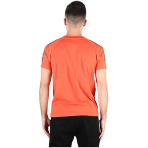 Kappa, Tops, Heren, Rood, XS, Korte Mouw T-shirt