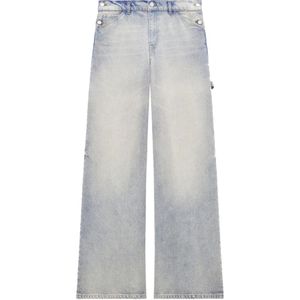 Courrèges, Wide Jeans Blauw, Dames, Maat:XS