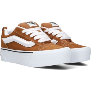 Vans, Schoenen, Dames, Bruin, 40 EU, Suède, Zwarte Suède Sneakers met Witte Accenten