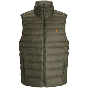 Ralph Lauren, Jassen, Heren, Groen, 2Xl, Stijlvolle Bodywarmer Vest