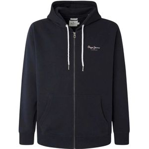 Pepe Jeans, Sweatshirts & Hoodies, Heren, Blauw, L, Edward ZIP Hoodie