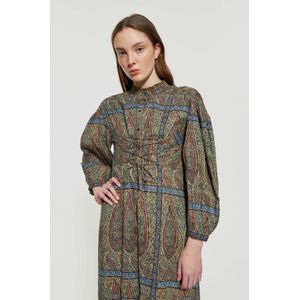 Antik Batik, Kleedjes, Dames, Veelkleurig, M, Katoen, Midi Kleedjes