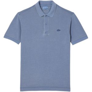Lacoste, Tops, Heren, Blauw, S, Heldere Blauwe T-shirts en Polos