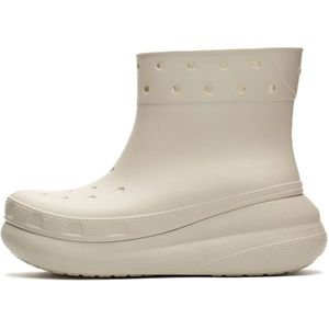 Crocs, Schoenen, Dames, Beige, 41 EU, Klieke Crush Regenlaars